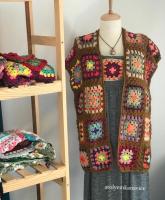 Elişi Yelek Kahverengi Tığ işi Yelek El
Sanatı - Crochet Vest Brown Hand Crafted Crochet
Vest Brown