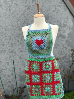 Tığ İşi Önlük - El Sanatı - Crochet Apron Hatice Şeyma